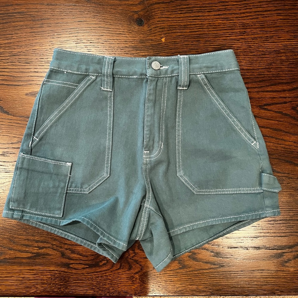 PacSun Teal Women's Cargo Shorts